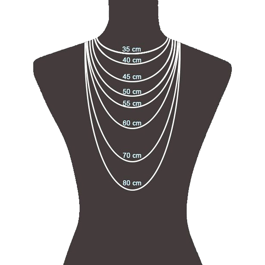 Pendentif avec chaîne d'ancre en or 585/- 46 cm tanzanite