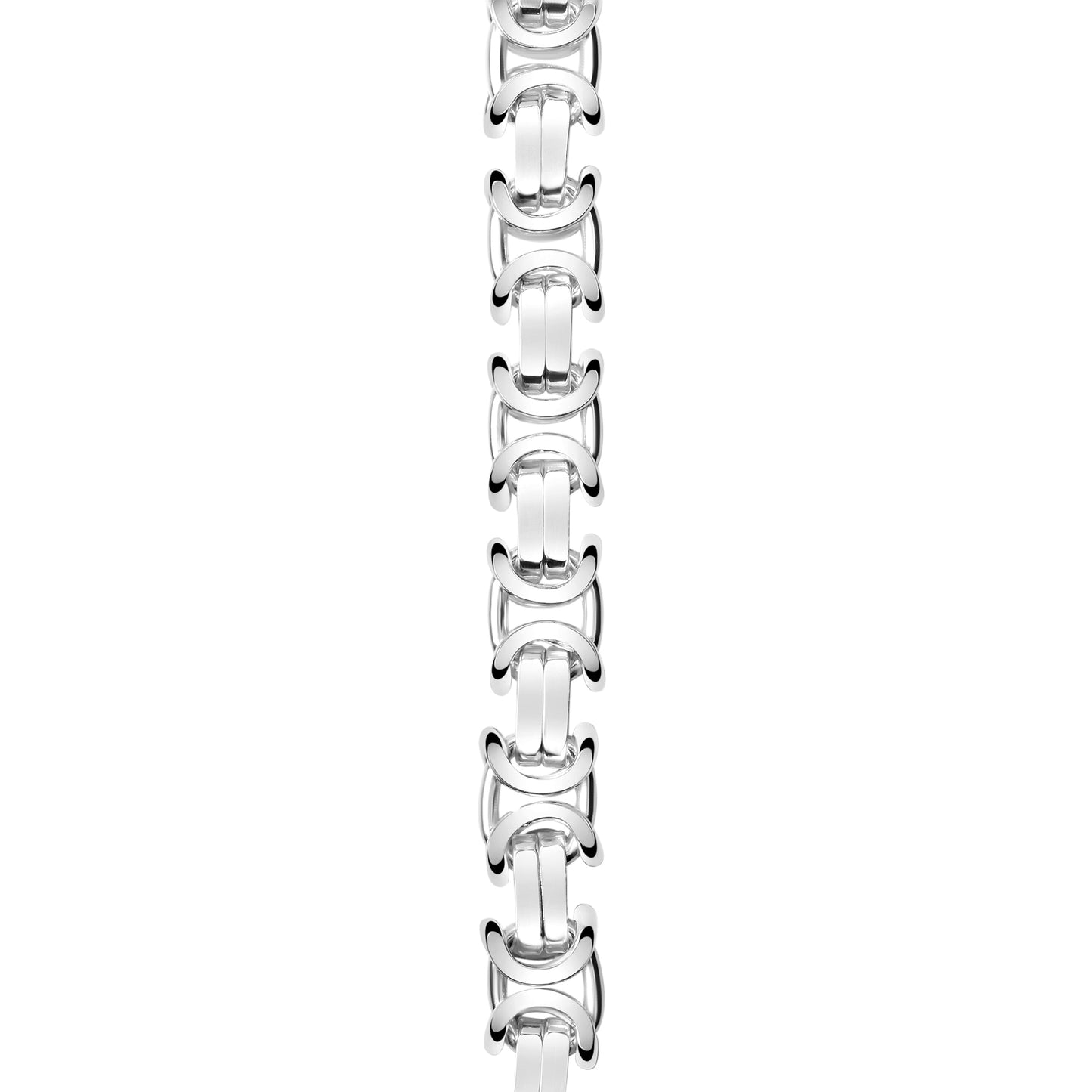 Collier chaîne roi en argent sterling 925/- plaqué argent 60 cm