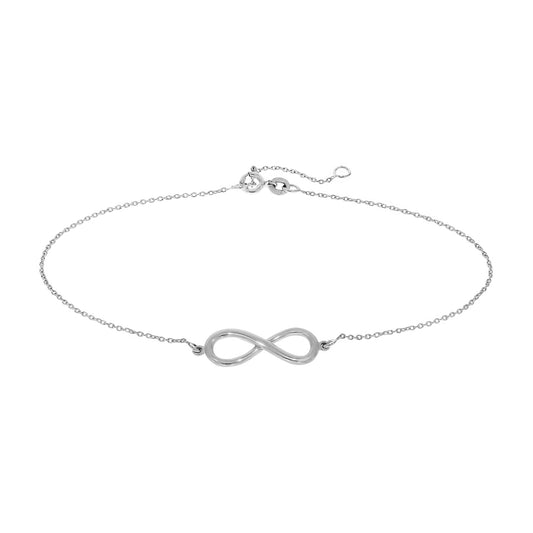 Chaîne de cheville en argent sterling 925/- 23+3 cm
