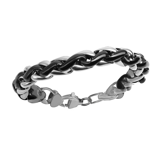 Bracelet fantasy chain stainless steel 23cm
