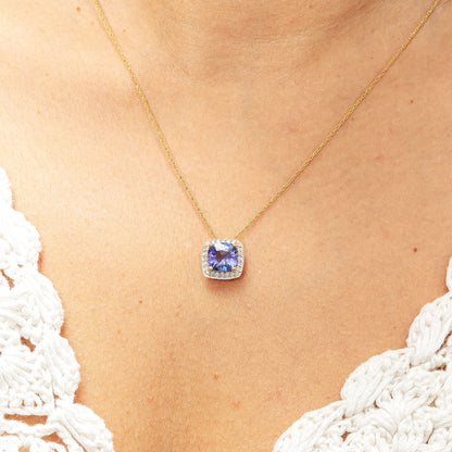 Anchor chain 585/- gold rhodium-plated (partially) 46cm diamond 0.109ct.