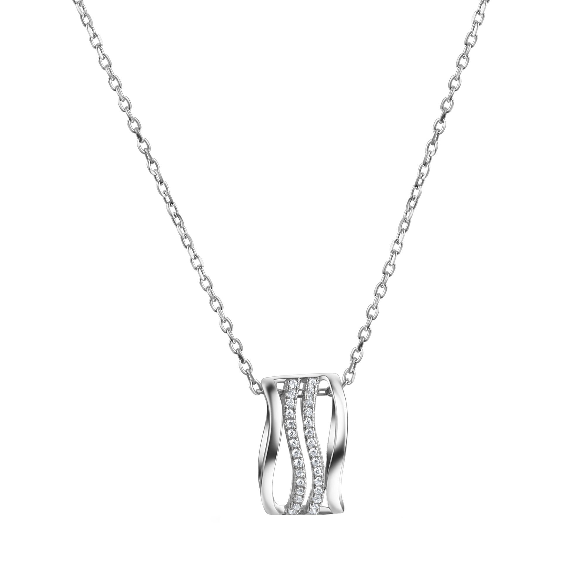 Pendant with chain anchor chain 585/- gold 46cm tanzanite