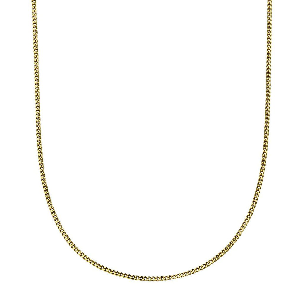 Pendentif avec chaîne d'ancre en or 585/- 46 cm tanzanite