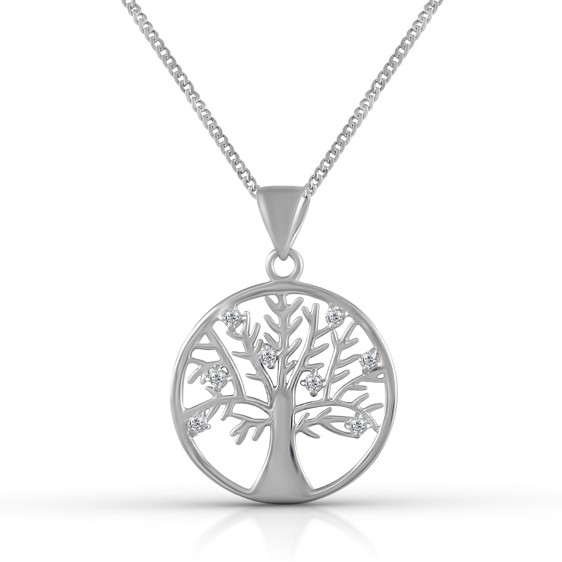 Pendant with chain anchor chain 585/- gold 46cm tanzanite
