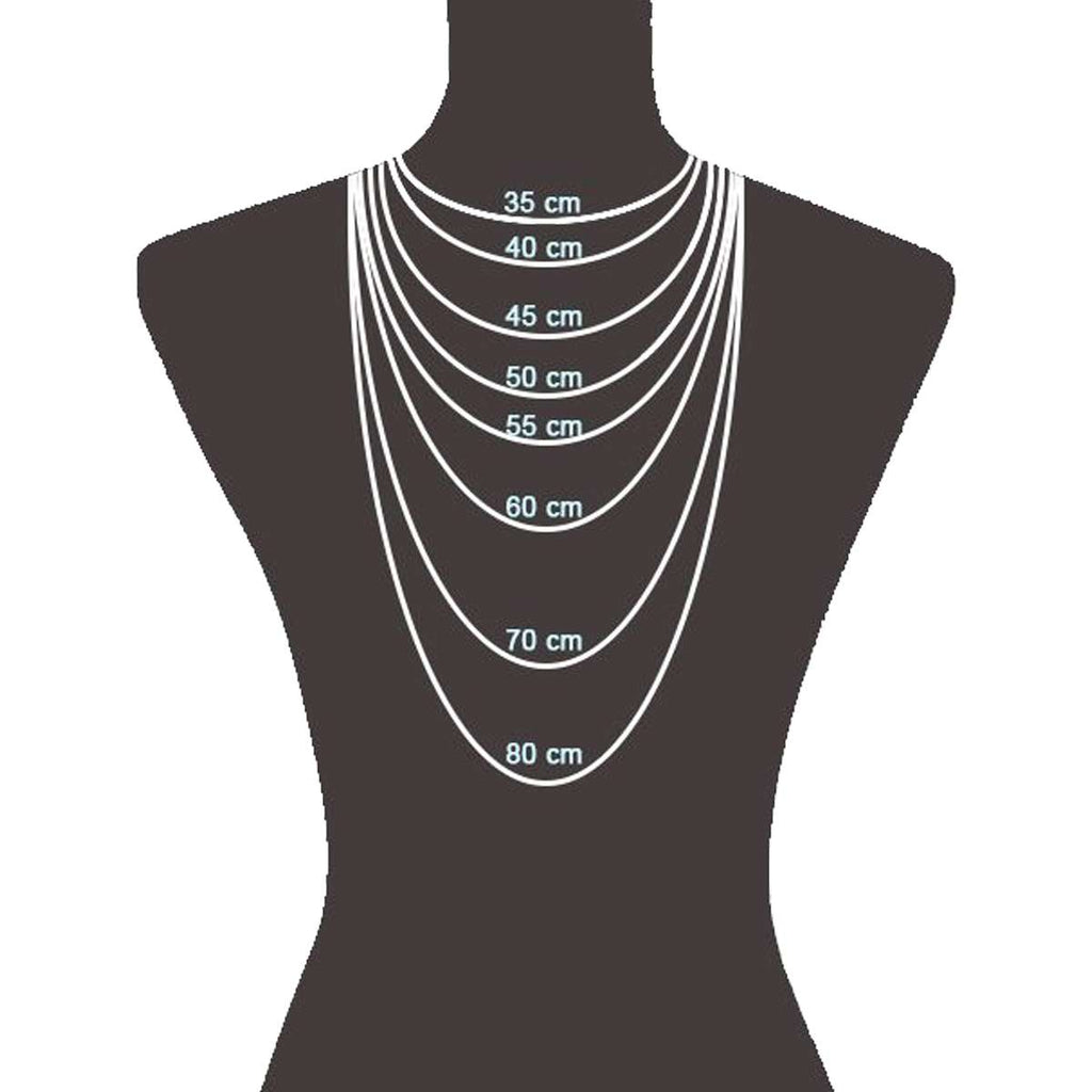 Pendentif avec chaîne d'ancre en or 585/- 46 cm tanzanite