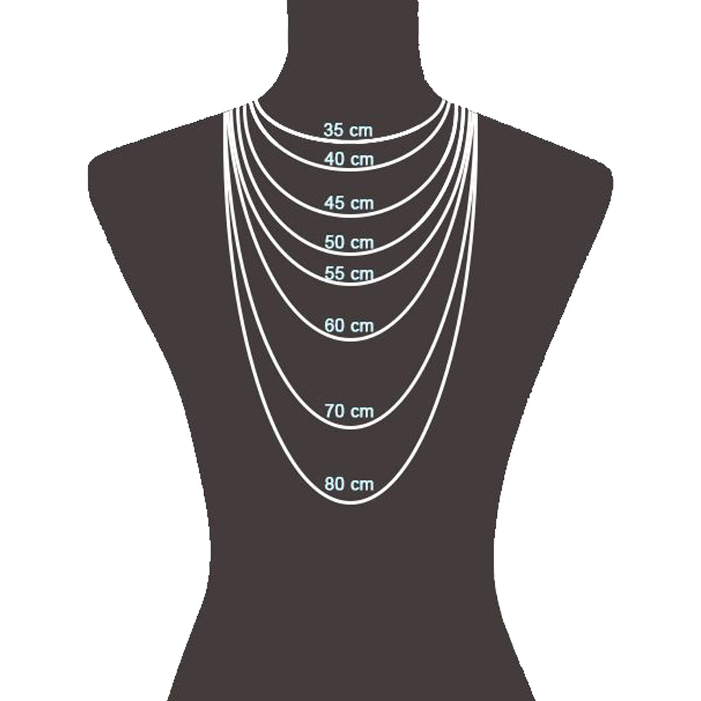 Pendentif avec chaîne d'ancre en or 585/- 46 cm tanzanite