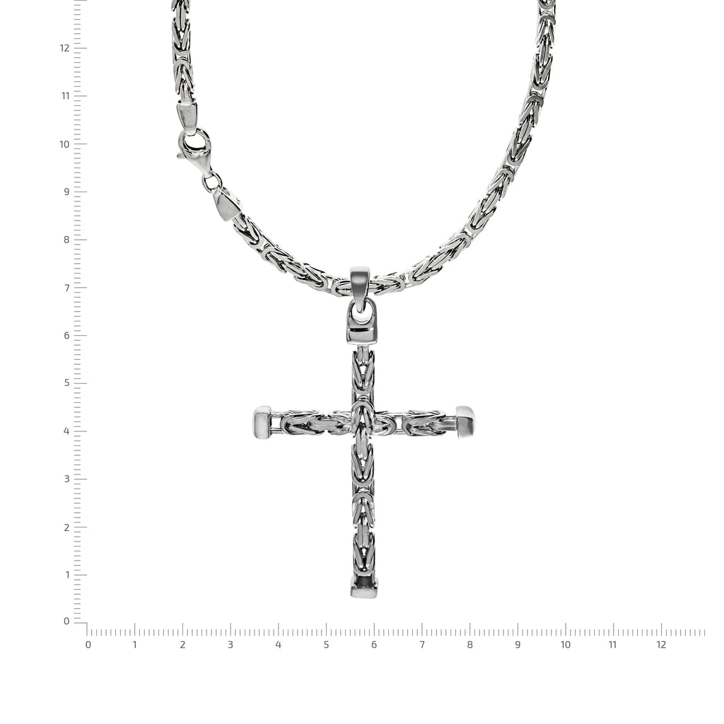 Pendant with chain anchor chain 585/- gold 46cm tanzanite