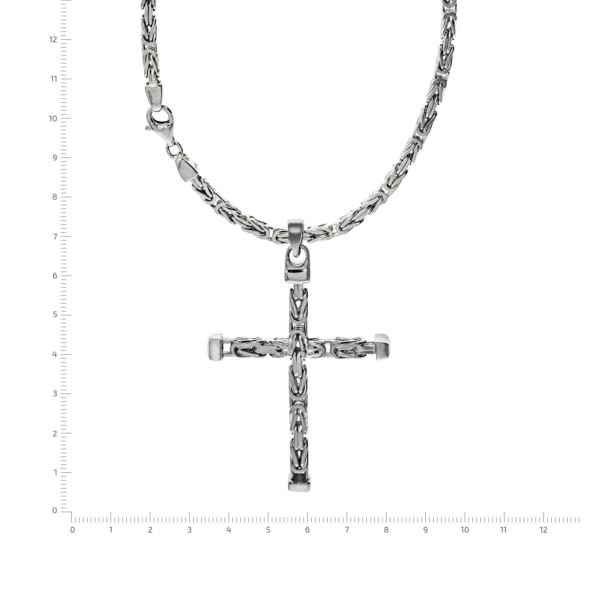 Pendant with chain anchor chain 585/- gold 46cm tanzanite