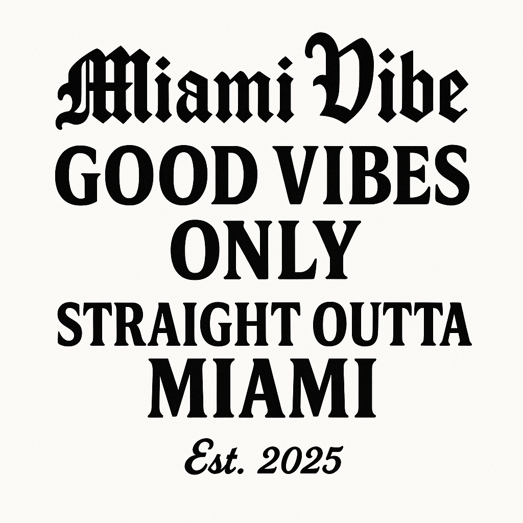 Schweres T-Shirt  Miami Vibe
