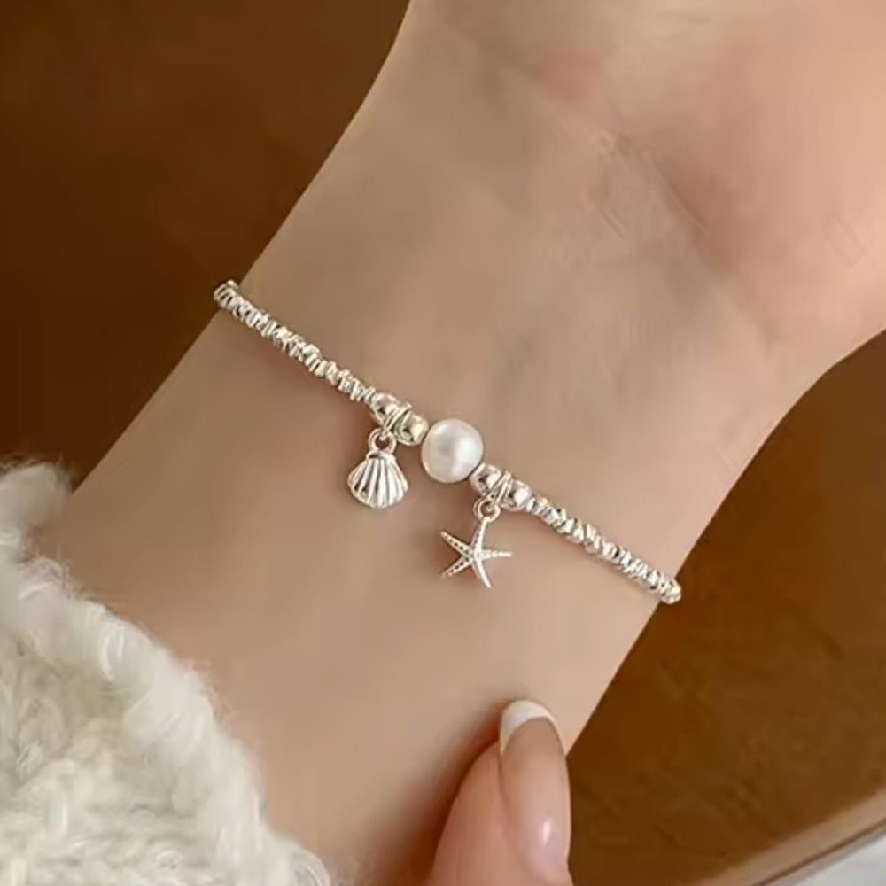 Armband aus 925er Sterling-Silber, Meeresliebe