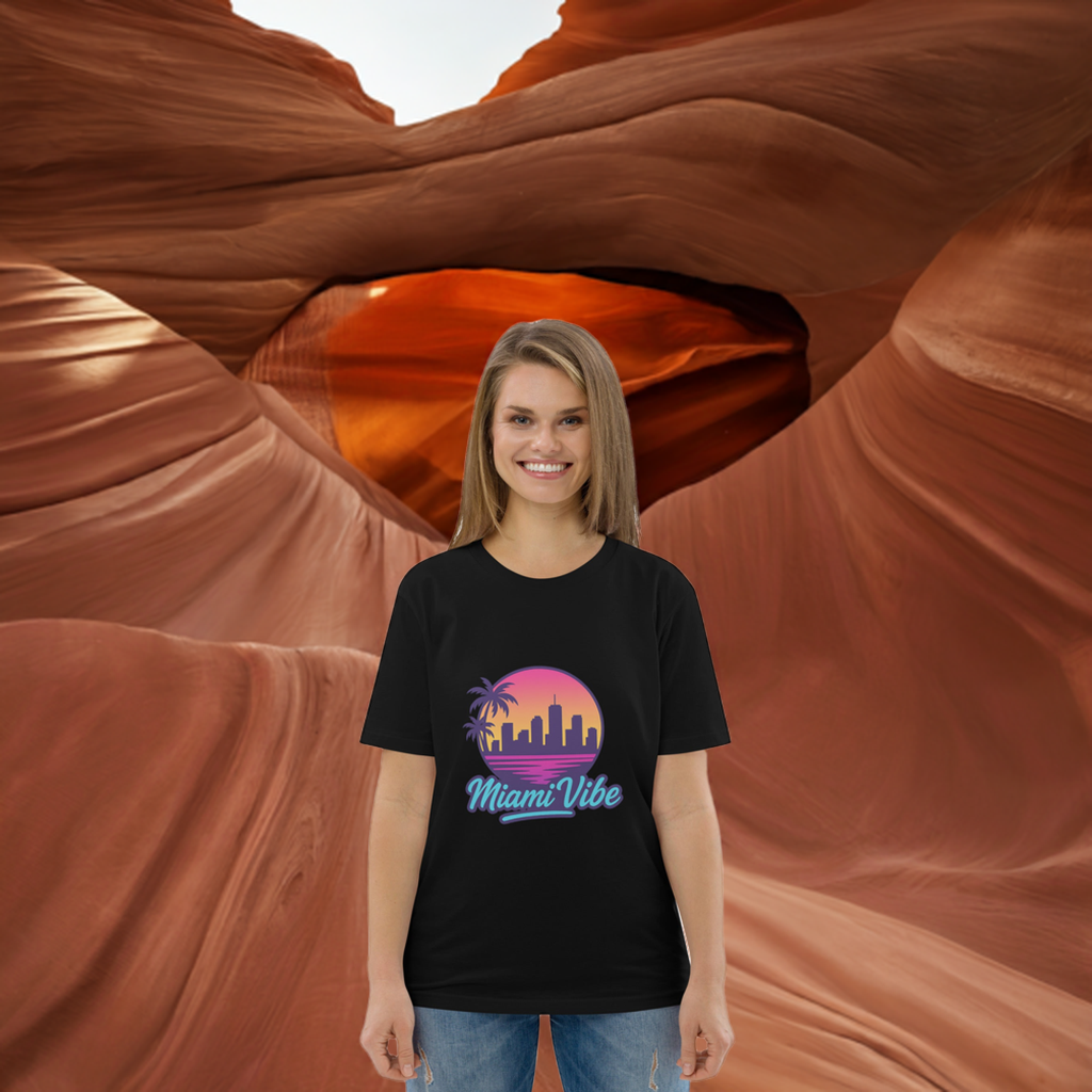 Organic Cotton T-Shirt Miami Vibe