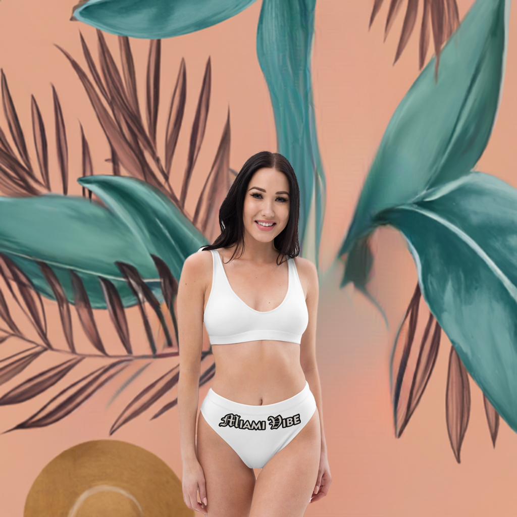High-Waisted Bikini Miami Vibe